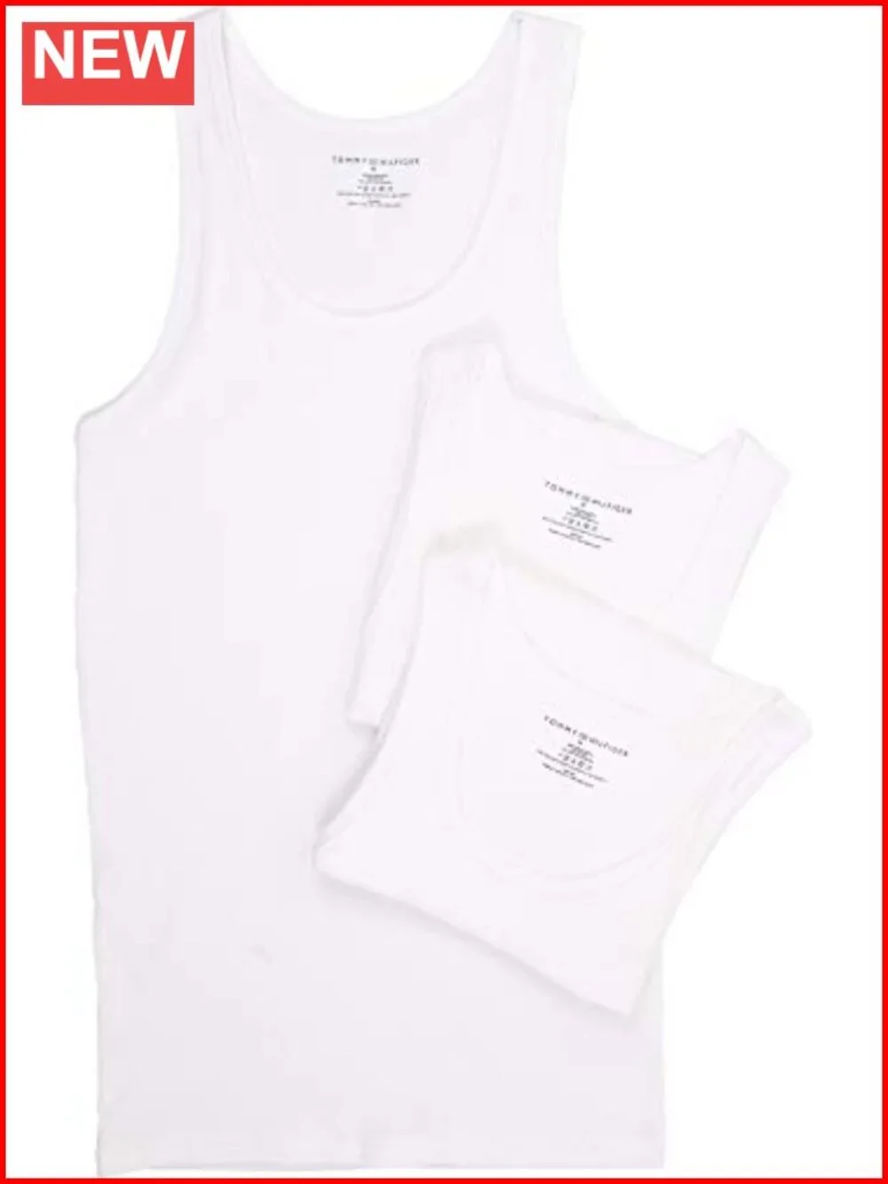 Cotton Classics 3-Pack A-Shirt Undershirts Sleeveless